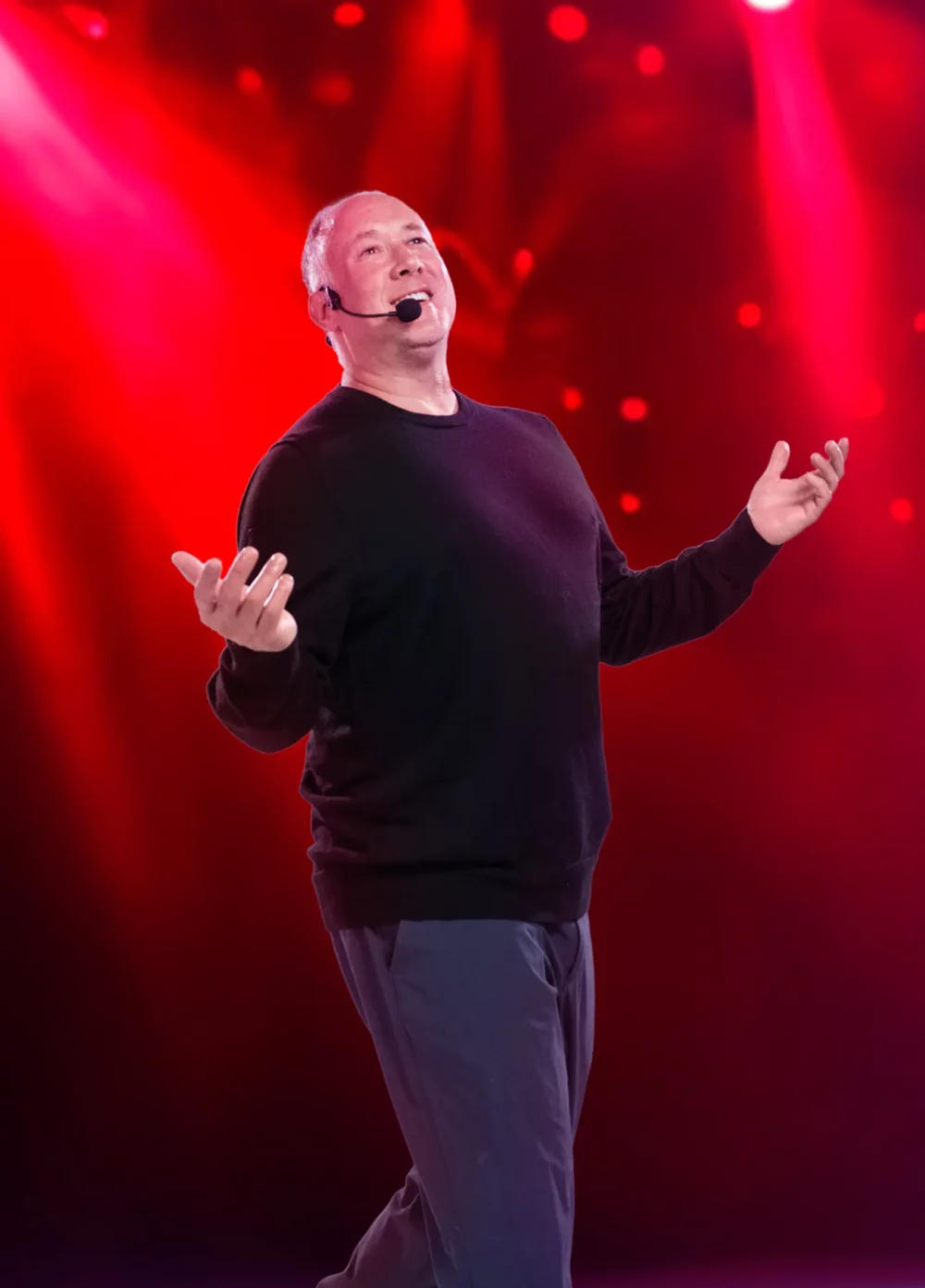 Dan Jahn speaking on stage